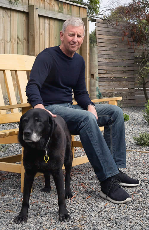 Paul Thomas Writer and Dog